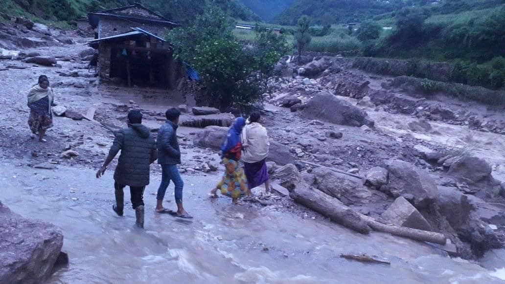 Baglung nepal flood 2020