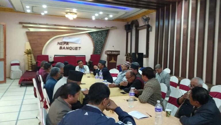 ‘नेवाः समुदाय संघीयता, धर्मनिरपेक्षता र समावेशी लोकतन्त्रको पक्षमा’
