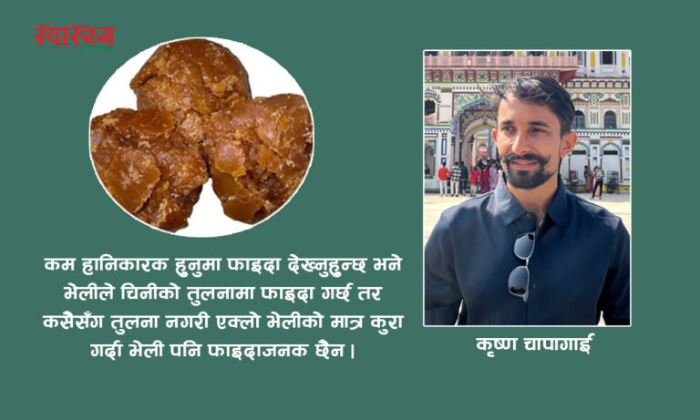 चिनीको सट्टा ‘भेली’:  स्वास्थ्यको लागि फाइदाजनक छ?