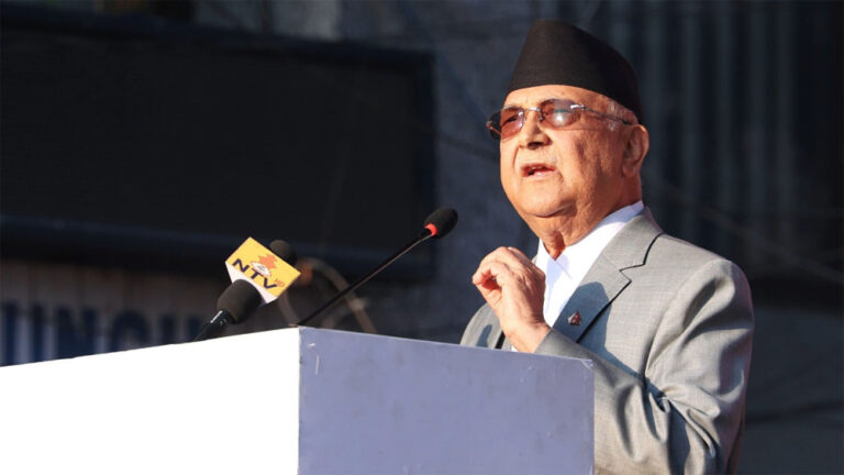 देश विकास र सु्शासनका लागि एमालेको बहुमतको सरकार नभइ हुँदैन : ओली