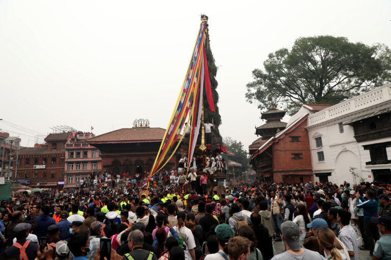 चैत्र शुक्ल एकादशीः सेतो मच्छेन्द्रनाथको मूर्ति फर्काइयो जनबहालमा