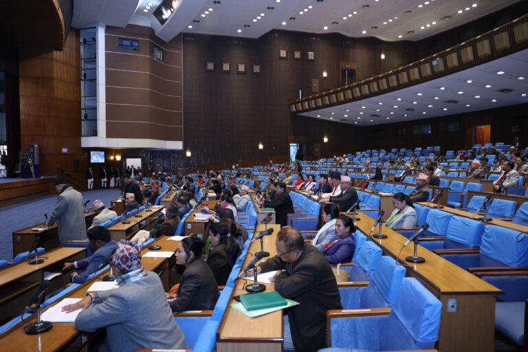 प्रतिनिधिसभा बैठक बस्दै, नीति, कार्यक्रममाथि छलफल जारी रहने