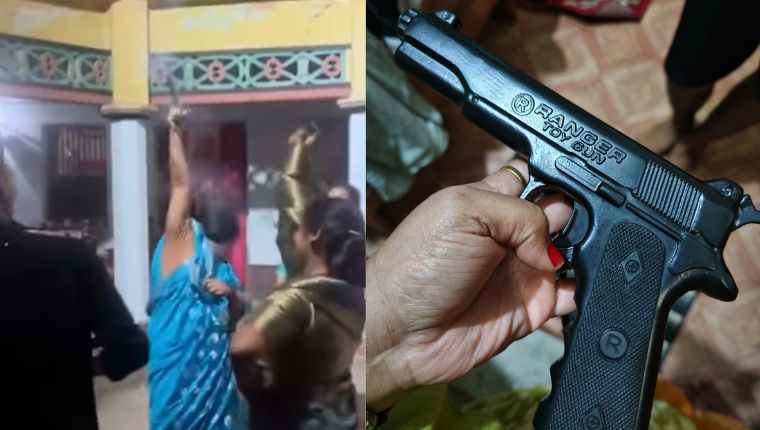 भाइरल भिडिओमा बबी सिंहले पड्काएको ‘पेस्तोल’ ह‍ेर्दै नक्कली: प्रहरी