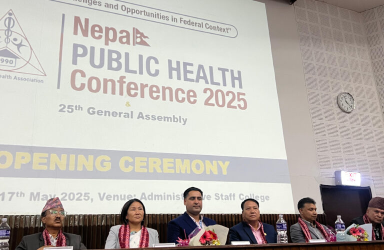 नेपाल जनस्वास्थ्य सम्मेलन २०८२: स्वास्थ्य सेवामा समतामूलक पहुँचमा जोड दिँदै ८ बुँदै घोषणापत्र जारी