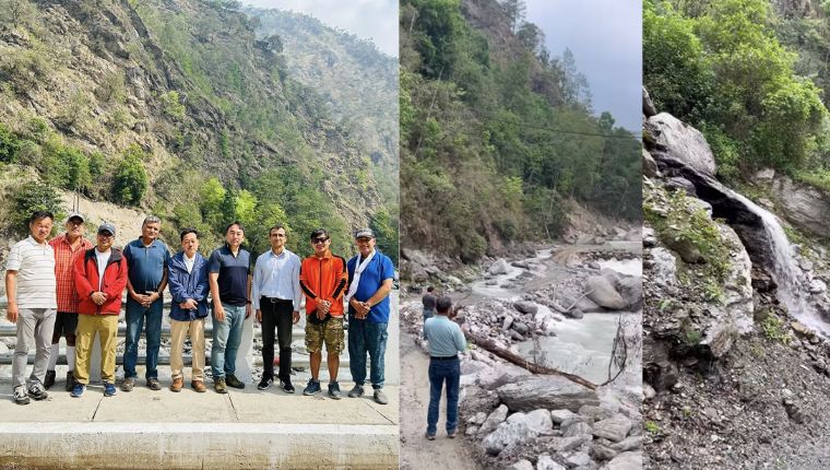 बाढी-पहिरो आउनु पहिले सूचना दिने डिभाइस राख्न सोलुखुम्बुमा स्थलगत अध्ययन