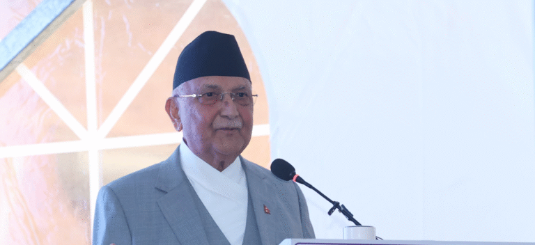 आवाज नथुनिऊन्, कलम नथाकून्ः प्रधानमन्त्री ओली