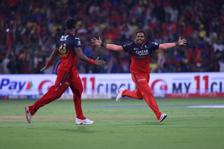 चेन्नईविरुद्ध दुई रनको रोमाञ्चक जित निकाल्दै बंगलोरु आईपीएलको शीर्ष स्थानमा