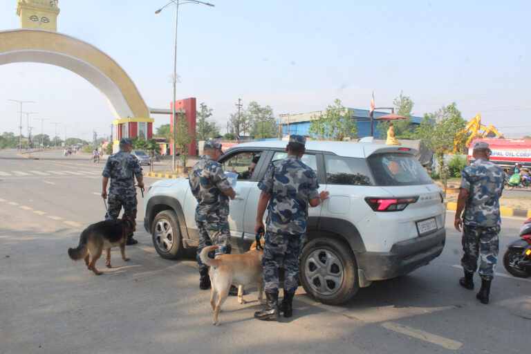 सीमा क्षेत्रमा कडाई, एक हजार ८४४ स्थानमा चेक प्वाइन्ट