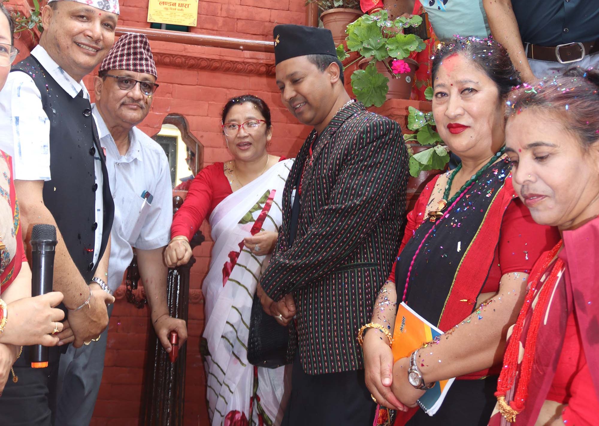 प्रताप शमशेरद्वारा निर्मित ऐतिहासिक धाराको जिर्णोद्धार