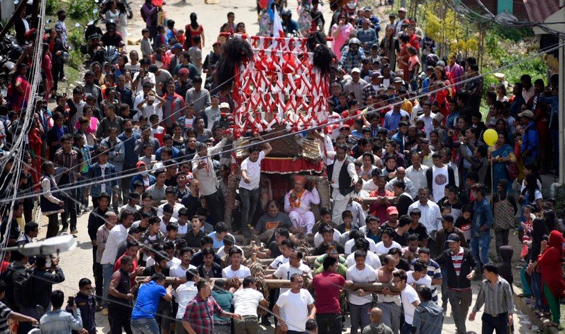 बनेपामा आजदेखि ऐतिहासिक चण्डेश्वरी जात्रा