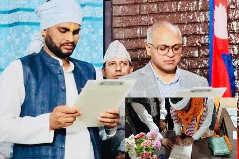 मधेशका नवनियुक्त मन्त्रीद्वय यादव र कुशवाहाले गरे शपथपछि पदभार ग्रहण