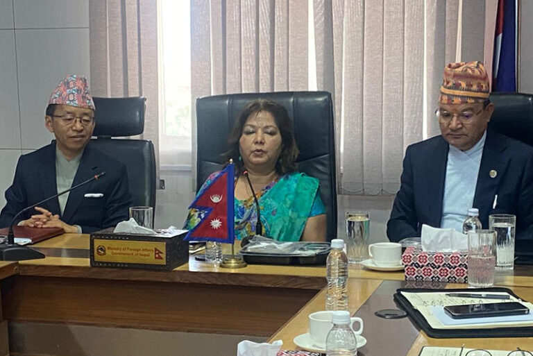 सगरमाथा संवादको अन्तिम तयारीमा छौँ : परराष्ट्रमन्त्री
