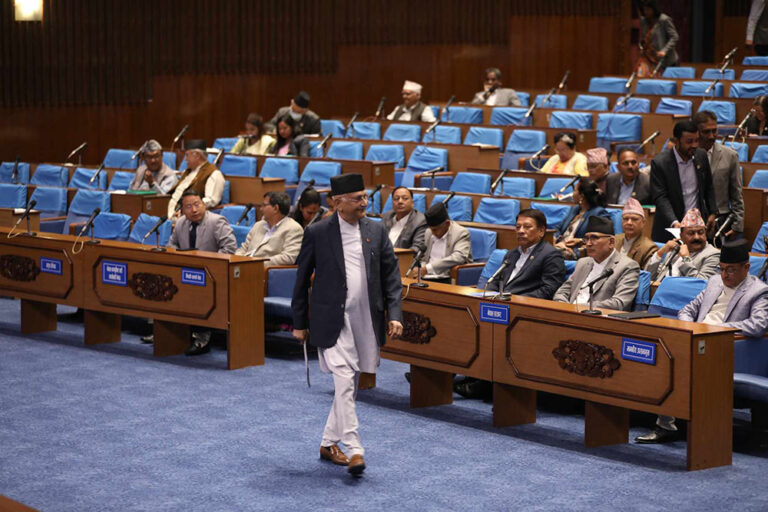सरकारको नीति तथा कार्यक्रम प्रतिनिधिसभाबाट पारित