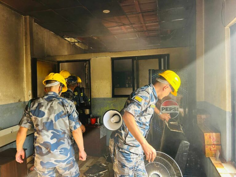 सिग्मा कलेजको क्यान्टिनमा आगलागी