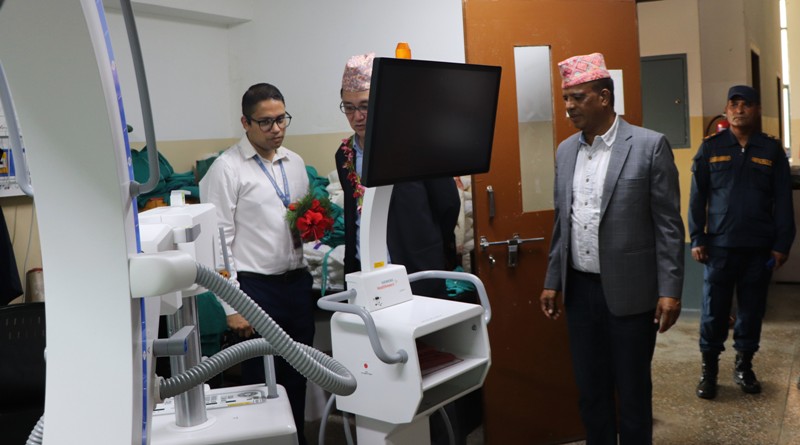 जापानी सरकारद्वारा अछामको बयालपाटा अस्पताललाई मेडिकल उपकरण हस्तान्तरण