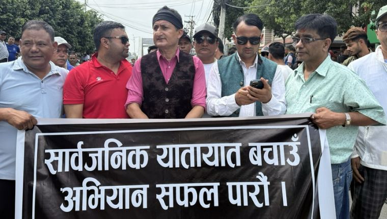 राइड शेयरिङ नियमावली स्थगन नभएसम्म आन्दोलन फिर्ता हुँदैन: यातायात व्यवसायी