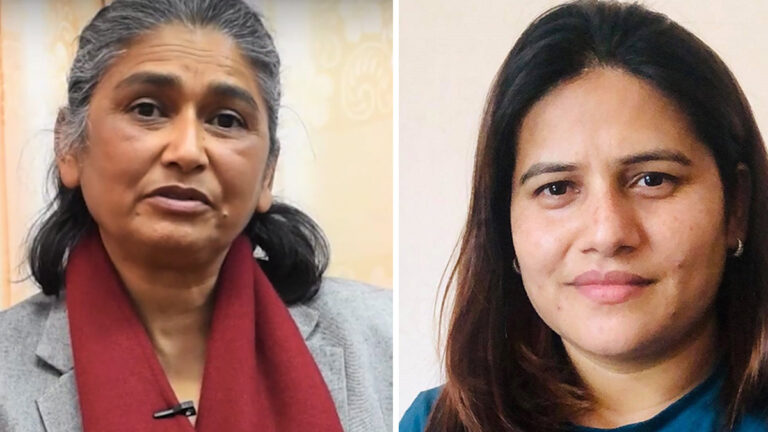 विन्दा पाण्डे र उषाकिरण तिम्सेनाको निलम्बन फुकुवा
