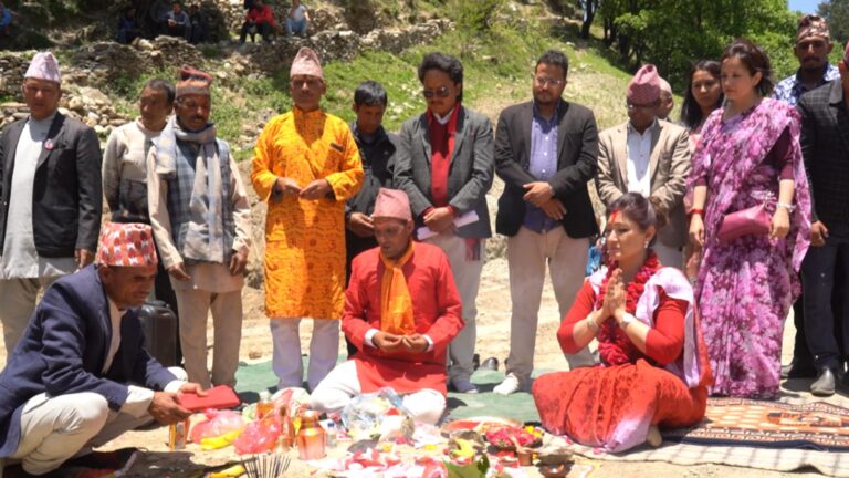 हिमानी ट्रष्टद्वारा जुम्लामा बर्थिङ सेन्टर शिलान्यास