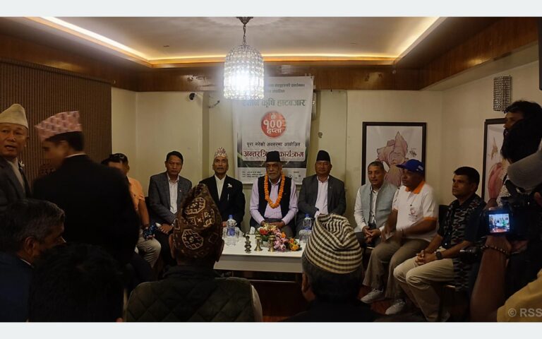 ‘परम्परागत बाली र विषादीरहित उत्पादनका लागि सरकारले काम गरिरहेको छ’