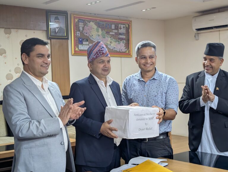 क्यान्सरका  ३७ प्रकारका औषधि निःशुल्क उपलब्ध गराउँदै स्वास्थ्य मन्त्रालय