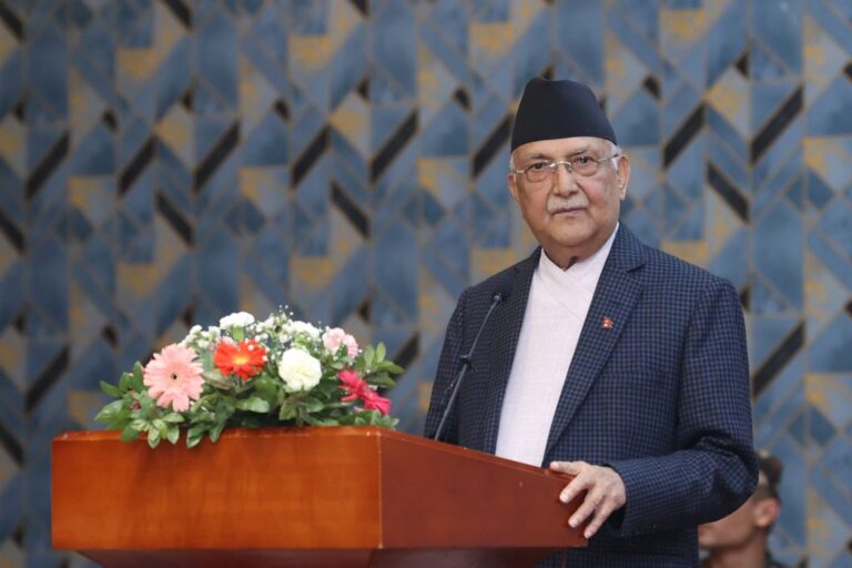 देशको विकास बाह्य सहयोगले होइन, आफ्नै पौरखले हुने हो : प्रधानमन्त्री ओली